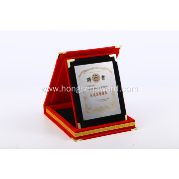 Souvenir Wooden award plaque frame trophy
